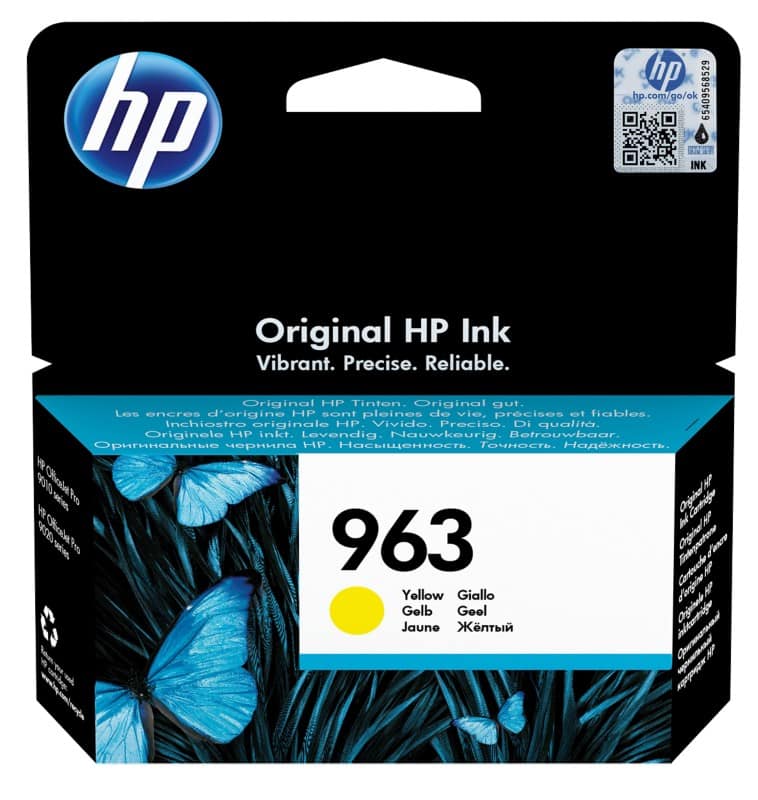 HP 963 Original Ink Cartridge 3JA25AE Yellow