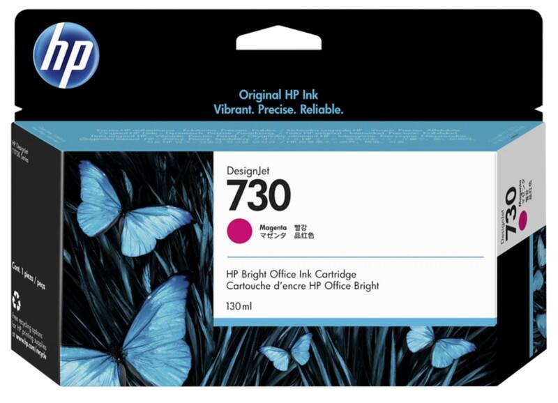 HP 730 Original Ink Cartridge P2V63A Magenta