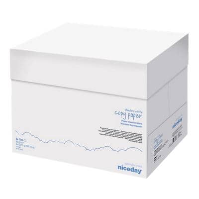Niceday Copy A4 Copy Paper 80 gsm White 5 Packs of 500 Sheets