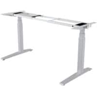 Fellowes Levado Electronically Height Adjustable Sit Stand Desk Frame Rectangular Silver T-Foot 1,829 (W) x 698 (D) x 1,257 (H) mm MFC (Melamine Faced Chipboard), PVC (Polyvinyl Chloride), Steel