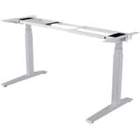Fellowes Sit Stand Desk Frame Levado Silver 698.5 x 1,525.6 x 640 - 1,257 mm