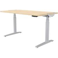 Fellowes Sit Stand Desk Levado Maple 800 x 1,400 x 640 - 1,257 mm