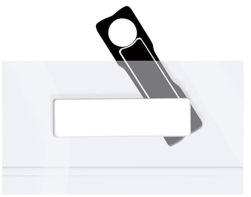 Viking Standard Name Badge Magnet 7.6 x 4.2 cm Pack of 25