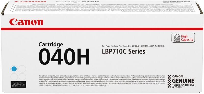 Canon 040H Original Toner Cartridge Cyan