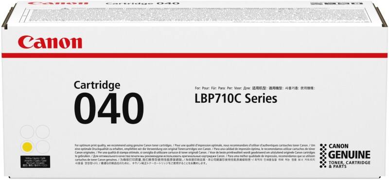 Canon 040 Original Toner Cartridge Yellow