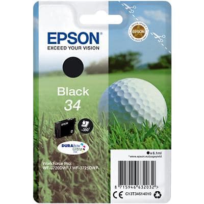 Epson 34 Original Ink Cartridge C13T34614010 Black