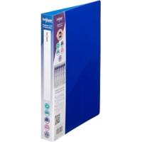 Snopake Ring Binder Polypropylene A5 2 ring 15 mm Blue Pack of 10