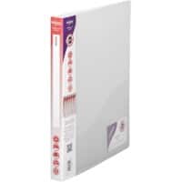Snopake Ring Binder Polypropylene A4 2 ring 15 mm Classic Clear Pack of 10