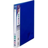 Snopake Ring Binder Polypropylene A4 2 ring 15 mm Electra Blue Pack of 10