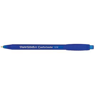 PaperMate Ballpoint Pen Comfortmate Ultra 0.3 mm Blue Pack of 12