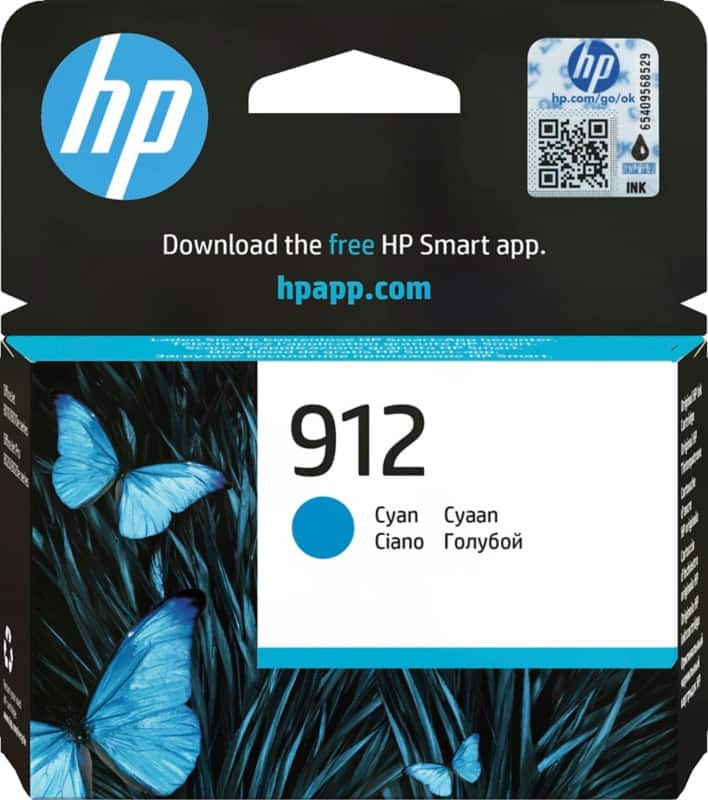 HP 912 Original Ink Cartridge 3YL77AE Cyan