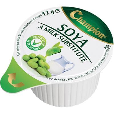Champion Soya Substitute Milk Pots Long Shelf Life 12ml Pack of 80
