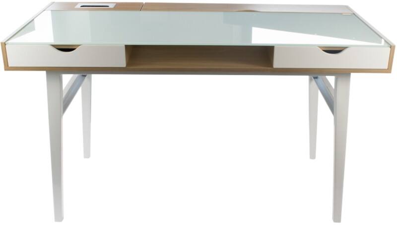 Connected Essentials Home Office Desk Wye Oak 1 300 X 600 X 760 Mm