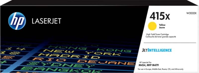 HP 415X Original Toner Cartridge W2032X Yellow