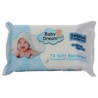 Baby Dream Wet Wipes Sensitive Pack of 72