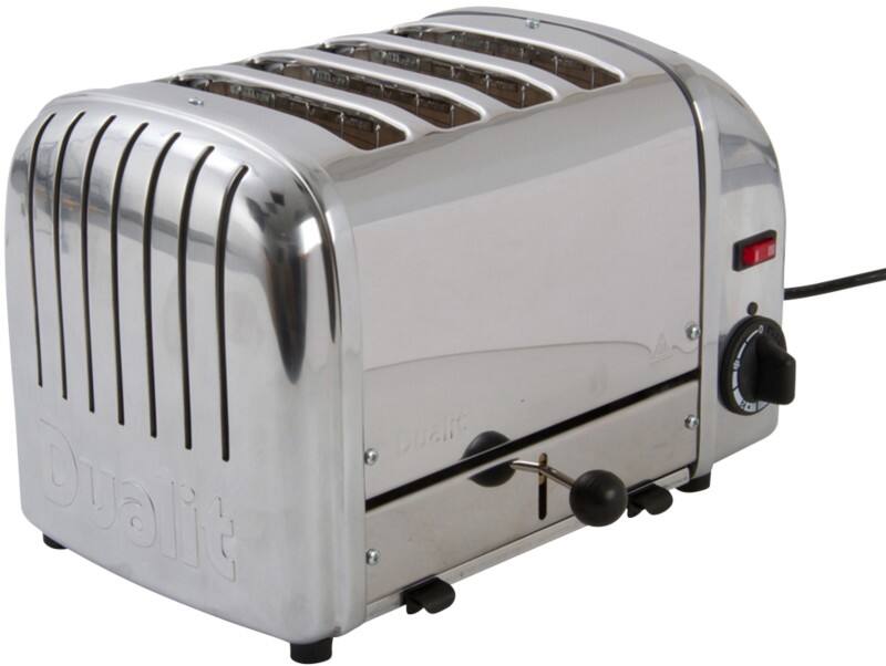 Dualit Toaster 4 Slices Stainless Steel Vario 2200W Silver