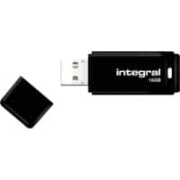 Integral USB 2.0 Flash Drive 16 GB Black