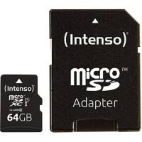 Intenso Micro SDHC Flash Memory Card UHS-I Premium 64 GB