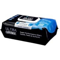 uniwipe Cleaning Wipes Ultragrime 25cm 100 Sheets