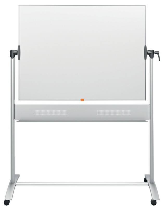 Nobo Mobile Whiteboard Magnetic Lacquered Steel Double Sided 120 (W) x 90 (H) cm