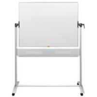 Nobo Magnetic  Mobile Revolving Whiteboard Dry Erase Board Lacquered Steel 120 x 90 cm