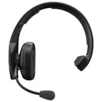 BlueParrott B550-XT Wireless Headset Over the Head With Noise Cancellation Bluetooth With Microphone Black