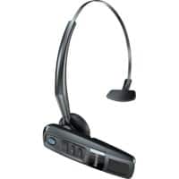 BlueParrott C300-XT Wireless Headset Over the Head With Noise Cancellation Bluetooth With Microphone Black