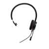 Jabra Evolve 20 UC Wired Mono Headset Over the Head With Noise Cancellation Black