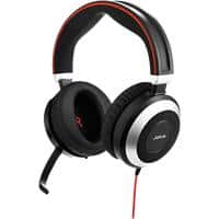 Jabra Evolve 75+ UC Wireless MS Stereo Headset Over the Head With Noise Cancellation USB Type A With Microphone Black