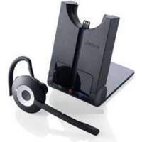 Jabra PRO 930 Wireless Mono Headset Over the Head With Noise Cancellation With Microphone Black