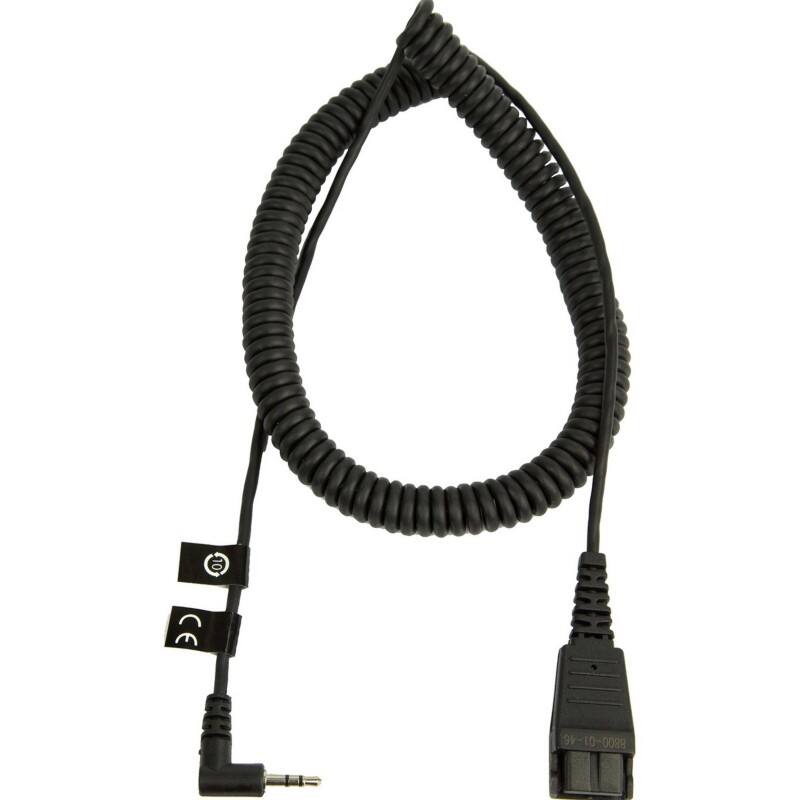 Jabra Coiled Headset Cable USB 8800-01-46 Black