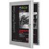 Stewart Superior Wall Mountable Lockable Poster Case 93 x 128 cm Silver