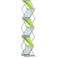 Stewart Superior Pull Up Brochure Stand LDFFSA4 A4 Silver