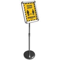 Stewart Superior Pavement Sign Aluminium Silver