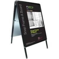 Stewart Superior Freestanding Pavement Sign A2 463 x 700 x 950 mm Black