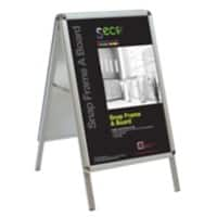 Seco Pavement Sign A1 Aluminium Silver Weatherproof Wind Resistant