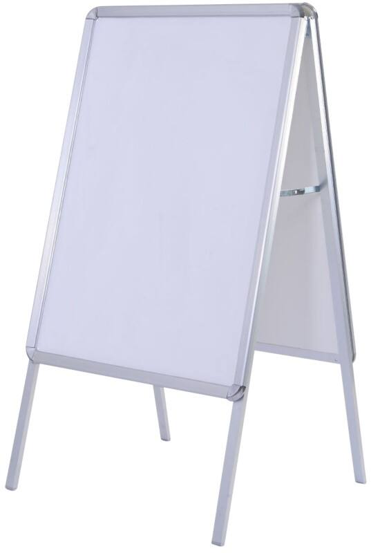 Seco Pavement Sign A2 Aluminium Silver Weather proof, Wind resistant