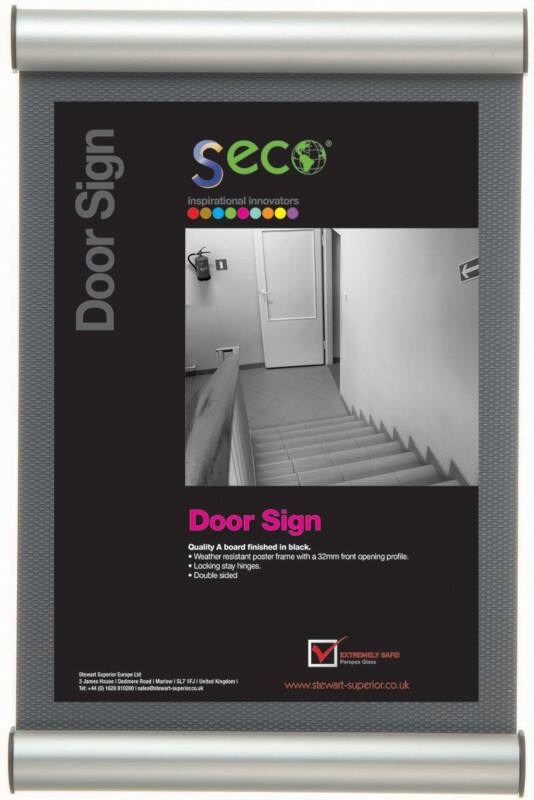 Seco Snap Frame 220 (W) x 11 (D) x 307 (H) mm Wall Mounted