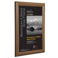 Stewart Superior Wall Mountable Snap Frame A2 460 x 12 x 660 mm Dark Wood Finish