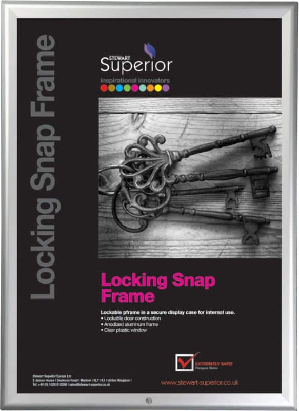 Stewart Superior Snap Frame 260 (W) x 21 (D) x 350 (H) mm Wall Mounted