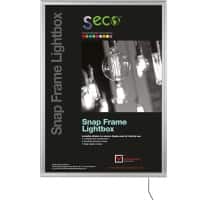 Stewart Superior A2 Snap Frame Silver Aluminium LEDSNA2 46 (W) x 1.2 (D) x 66 (H) cm
