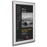 Stewart Superior Wall Mountable Snap Frame A4 260 x 150 x 350 mm Silver Pack of 10