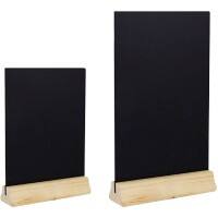 Stewart Superior Freestanding Tabletop Chalkboard A4 Black 260 x 25 x 350 mm
