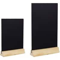 Stewart Superior Freestanding Tabletop Chalkboard A5 Black 210 x 25 x 260 mm