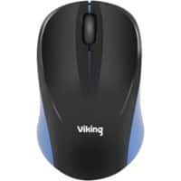 Viking Wireless Mouse HM8138 Optical For Right and Left-Handed Users USB Adapter Black, Blue