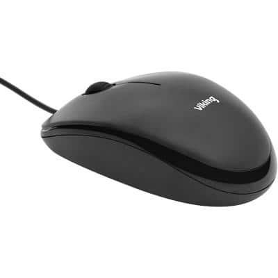 Ativa Wired Mouse HM5064 Optical 1.8 m USB-A Cable For Right and Left-Handed Users Black