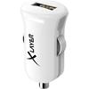 XLAYER 214105 USB Car Charger Adapter White