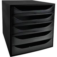 Viking 5 Drawer filing unit Black 28.4 x 34.8 x 29 cm