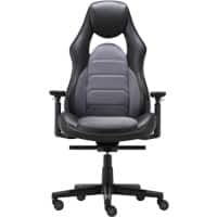 Realspace Executive Chair Synchro Tilt Bonded leather Height-Adjustable Armrest Height-adjustable Seat Black 110 kg Hades