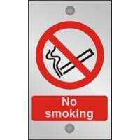 Prohibition Sign No Smoking Acrylic 20 x 12 cm